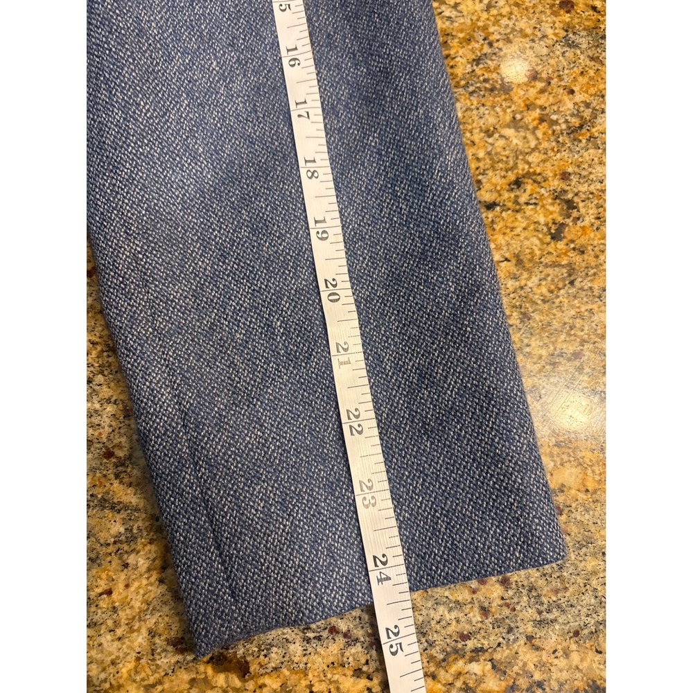 Talbots Womens Blue 100% Wool 3 Button Blazer and Pant Suit Set 14 Professional - Picture 7 of 15